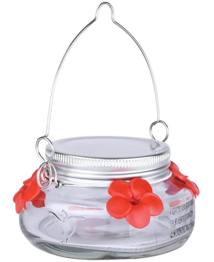 Natures Way Bird Products MJF1 Mason Jar Hummingbird Dish Feeder