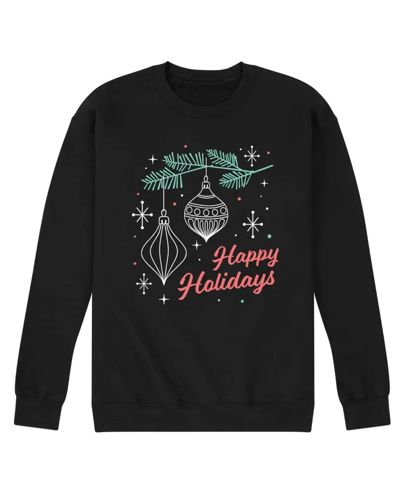 Airwaves Men's Happy Holidays Fleece T-shirt