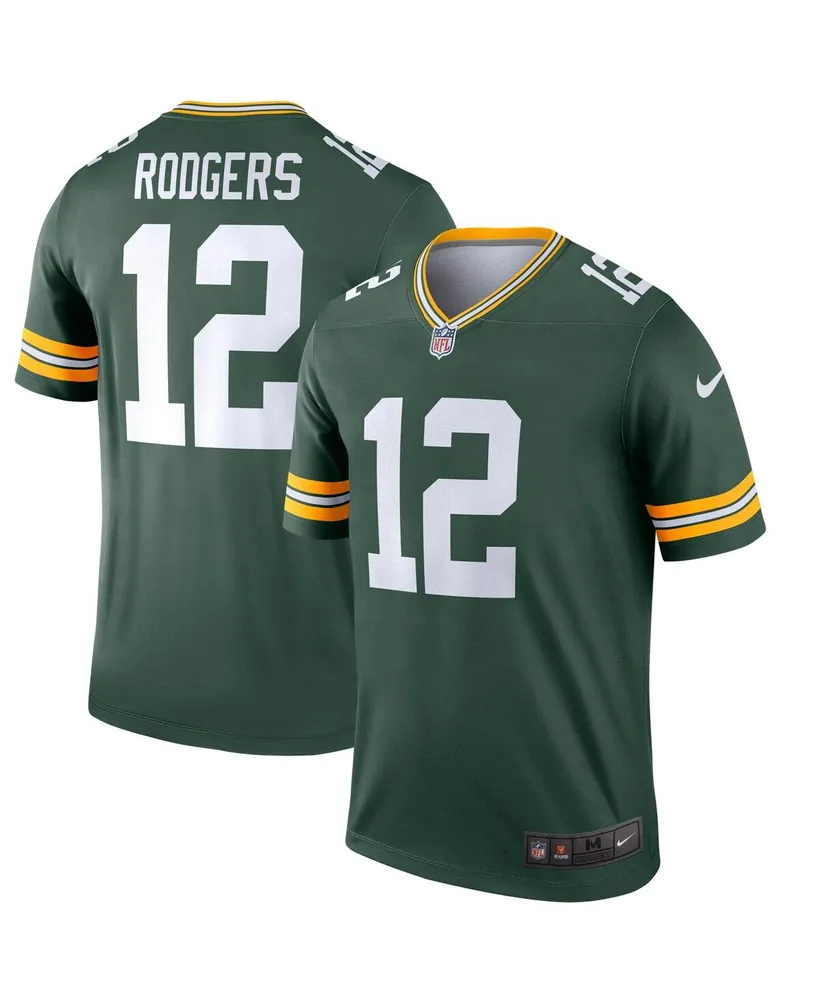 Men's Nike Aaron Rodgers Green Green Bay Packers Game Team Jersey