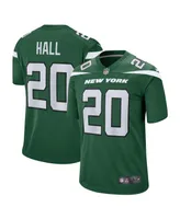 Men's Nike Breece Hall Gotham Green New York Jets 2022 Nfl Draft Pick Player Game Jersey