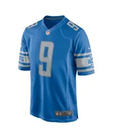 Men's Nike Jameson Williams Blue Detroit Lions 2022 Nfl Draft First Round Pick Player Game Jersey