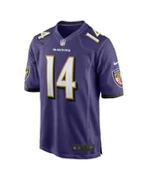 Men's Nike Kyle Hamilton Purple Baltimore Ravens 2022 Nfl Draft First Round Pick Game Jersey