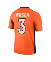 Men's Nike Russell Wilson Orange Denver Broncos Legend Jersey