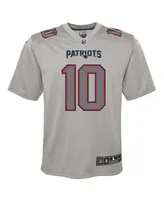 Big Boys Nike Mac Jones Gray New England Patriots Atmosphere Fashion Game Jersey