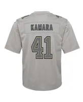 Big Boys Nike Alvin Kamara Gray New Orleans Saints Atmosphere Game Jersey