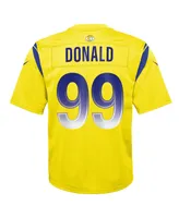 Big Boys Nike Aaron Donald Gold Los Angeles Rams Inverted Game Jersey