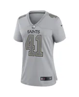 Women's Nike Alvin Kamara Gray New Orleans Saints Atmosphere Fashion Game Jersey