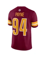 Men's Nike Da'Ron Payne Burgundy Washington Commanders Vapor Limited Jersey