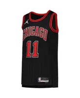 Men's and Women's Jordan DeMar DeRozan Black Chicago Bulls Swingman Jersey - Statement Edition