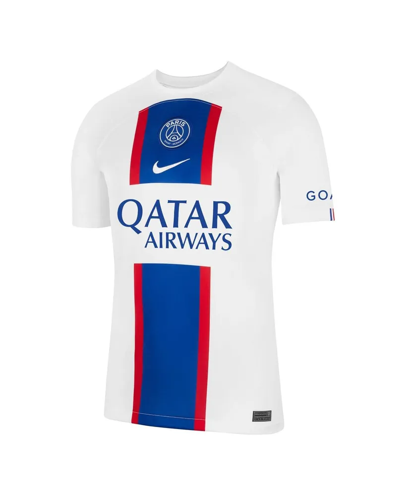 Men's Nike White Paris Saint-Germain 2022/23 Third Breathe Stadium Replica Blank Jersey