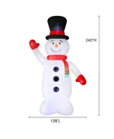 Hurley Christmas Giant Inflatable Giant Snowman, 240"