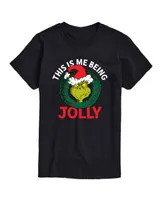 Airwaves Men's Dr. Seuss The Grinch Me Being Jolly Graphic T-shirt