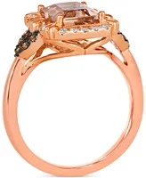 Le Vian Peach Morganite (1-3/4 ct. t.w.) & Diamond (1/3 ct. t.w.) in 14k Rose Gold