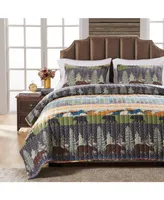 Greenland Home Fashions Black Bear Lodge Quilt Set