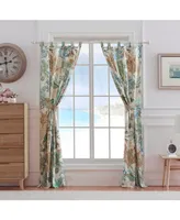 Greenland Home Fashions Atlantis Jade Window Panel Pair - 84" x 84"