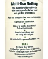 Easy Gardener LG400151 Multi-Use Netting for Garden Protection, 5 x 100