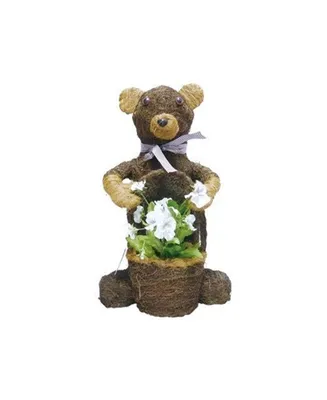 Gardener's Select RA818 Bear Brushwood Topiary, Brown
