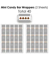 Party 'Til You're Pooped - Poop Emoji Party Candy Favor Sticker Kit - 304 Pieces