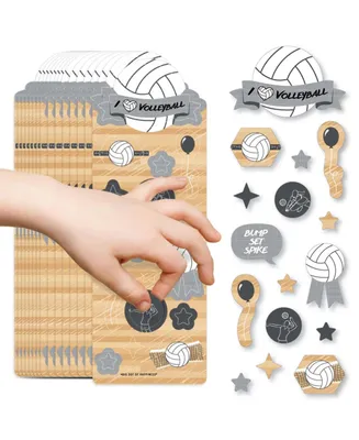Bump, Set, Spike - Volleyball - Favor Kids Stickers - 16 Sheets
