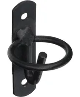 Scenic Road Outdoor Metal Bucket Hook/Gate Latch, Black