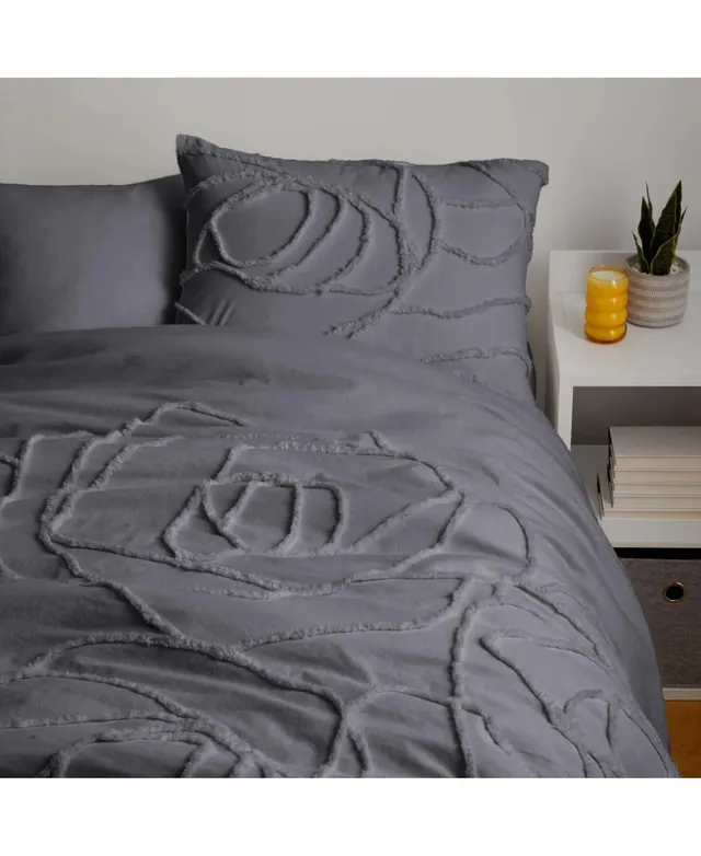 Dormify Eyelash Fringe Comforter and Sham set