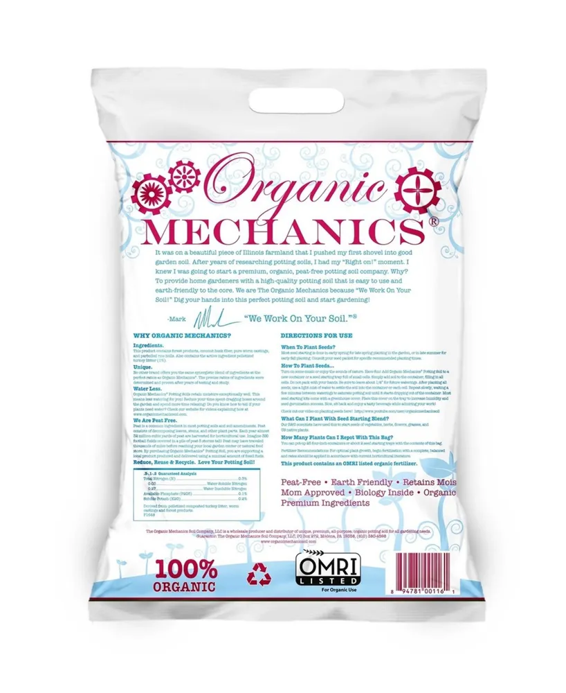 Organic Mechanics, Seed Starter- 8 quart bag