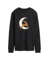 Airwaves Men's Reindeer Moon Long Sleeve T-shirt