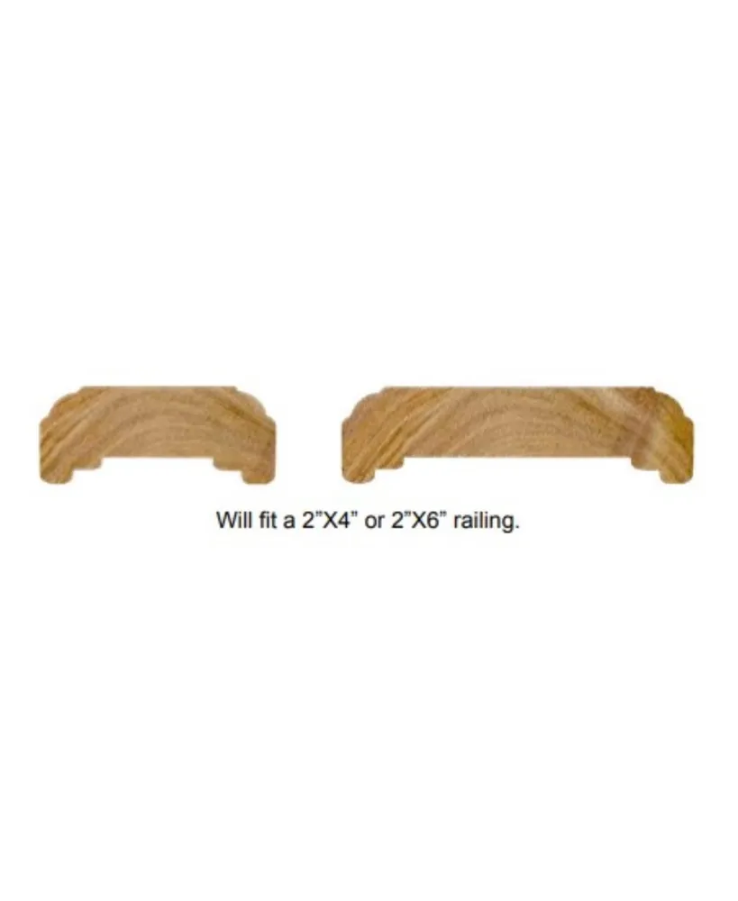 Dcn Harmony 352711 Rail Planter Brown 27in L x 11.75in W x 9.5in H