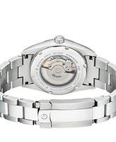 Gevril Men's West Village Swiss Automatic Silver-Tone Stainless Steel Bracelet Watch 40mm