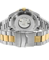 Gevril Men's Canal Street Swiss Automatic Two-Tone Ss Ipyg Stainless Steel Bracelet Watch 46mm