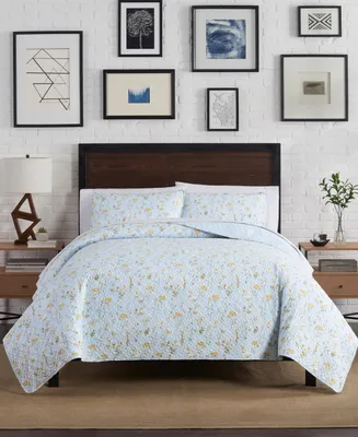 Lucky Brand Adele Floral 3 Piece Quilt Set