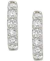 Diamond Small Hoop Earrings (1 ct. t.w.)