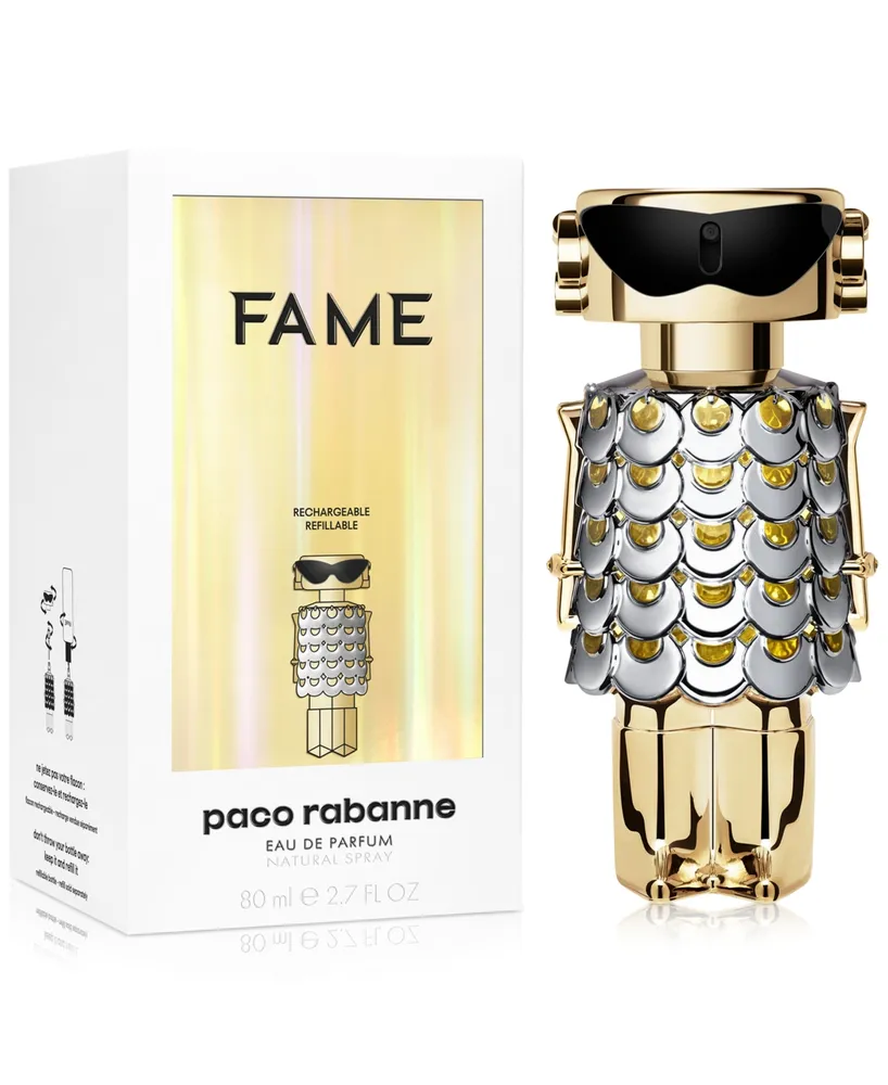 Rabanne Fame Eau de Parfum Refillable Spray, 2.7 oz.