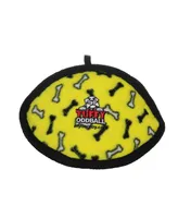 Tuffy Ultimate Odd Ball Yellow Bone, Dog Toy