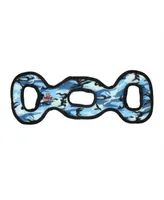 Tuffy Ultimate 3WayTug Camo Blue, Dog Toy