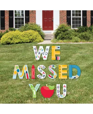 We Missed You - Back to School - Outdoor Lawn Decor - Classroom Yard Signs