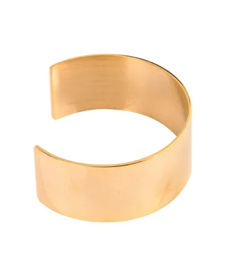 Adornia Tall Gold-Tone Cuff Bracelet