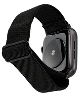 WITHit Black Woven Elastic Band designed for Apple Watch 42mm (Series 10) & 38/40/41mm