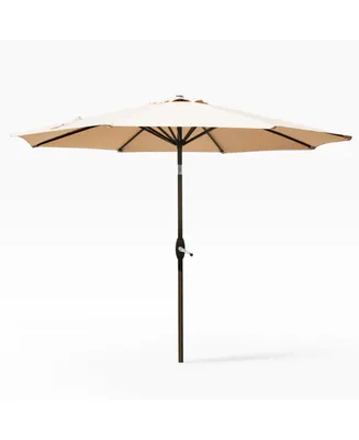 WestinTrends 9 Ft Outdoor Patio Market Umbrella with Tilt and Crank