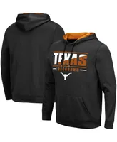 Men's Colosseum Texas Longhorns Slash Stack 2.0 Pullover Hoodie