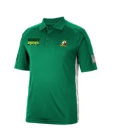 Men's Colosseum Green Oregon Ducks Oht Military-Inspired Appreciation Snow Camo Polo Shirt