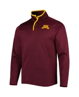 Men's Colosseum Maroon Minnesota Golden Gophers Rebound Quarter-Snap Jacket