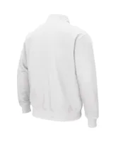 Men's Colosseum White Texas Longhorns Tortugas Quarter-Zip Sweatshirt
