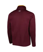 Men's Colosseum Maroon Minnesota Golden Gophers Rebound Quarter-Snap Jacket