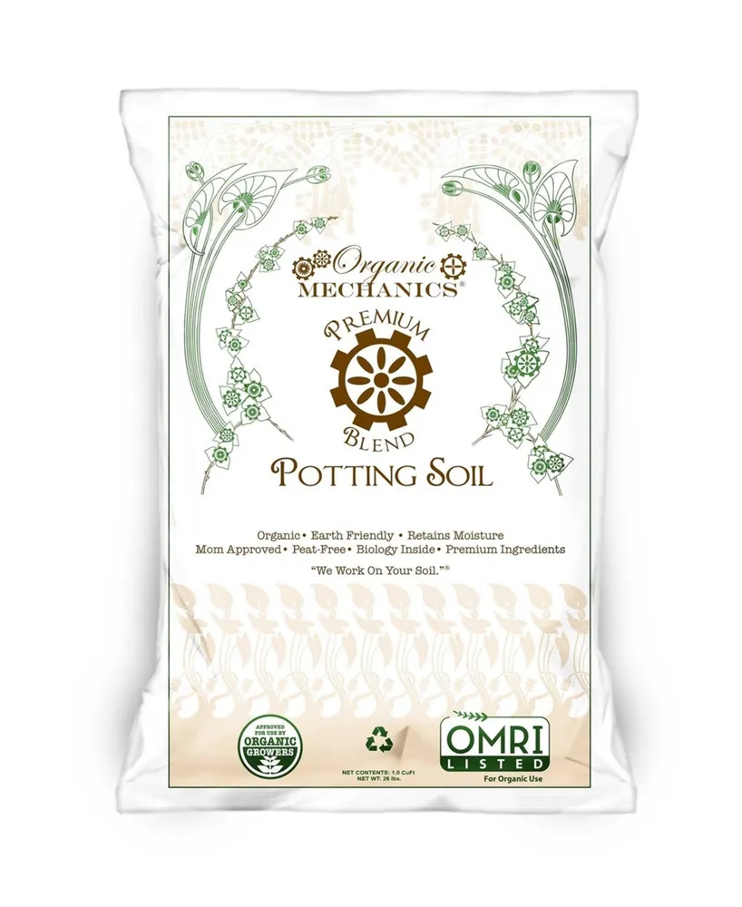 Organic Mechanics, Premium Blend Potting Soil- 1 cubic feet