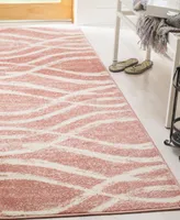 Safavieh Adirondack 125 Rose and Cream 2'6" x 12' Runner Area Rug