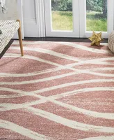 Safavieh Adirondack 125 Rose and Cream 6' x 6' Square Area Rug