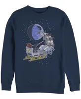 Fifth Sun Men's Star Wars Vader Sleigh Crew Fleece Pullover