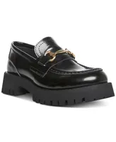 Steve Madden Women's Lando Tailored Lug Sole Bit Loafers