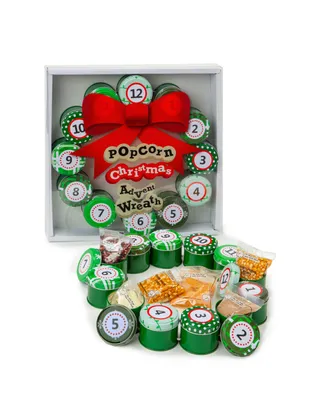 Wabash Valley Farms Popcorn Christmas Advent Wreath 12 Piece, Set